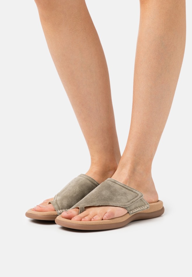 Gabour | Exclusive Sandales à Barre En T Bleu Nuit